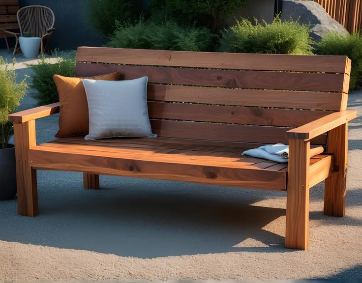 Wooden Bench